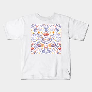 Scandinavian Summer Garden Kids T-Shirt